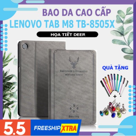 Bao da Lenovo Tab M8 TB-8505X cao cấp | Họa tiết Deer | Có combo quà tặng kèm