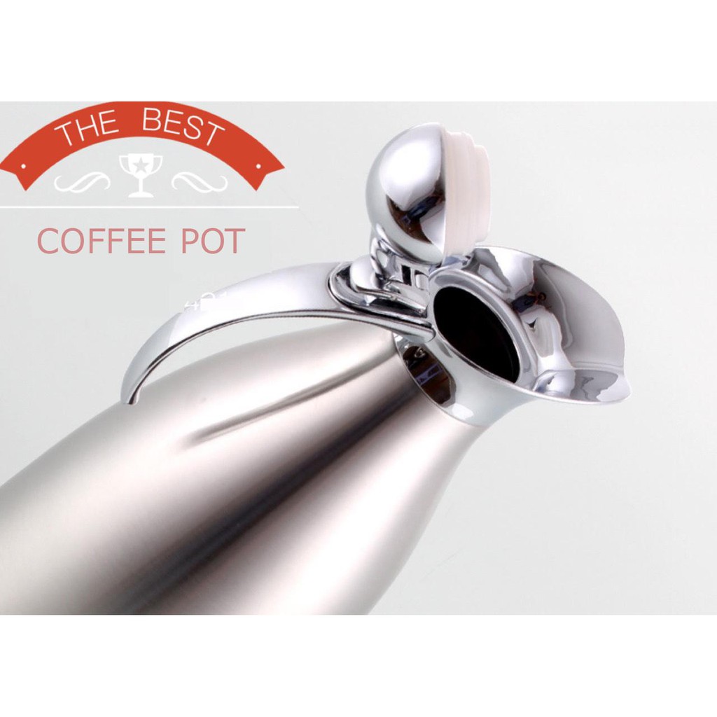 PHÍCH NƯỚC COFFEE POT-2L LÕI INOX GIỮ NHIỆT