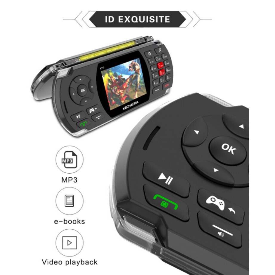 [Mã ELMS5 giảm 7% đơn 300K] Điện thoại Kechaoda K110 - Cài sẵn 84 game | BigBuy360 - bigbuy360.vn