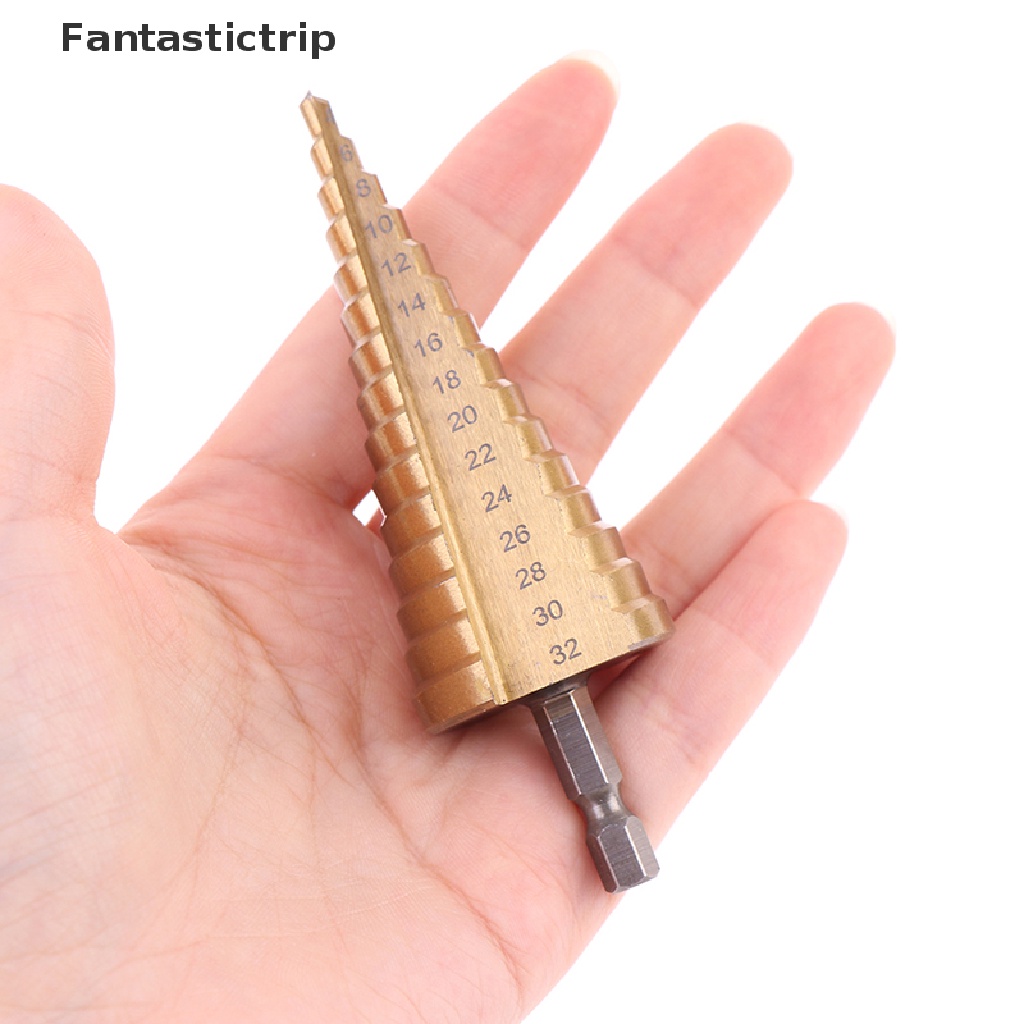 Bộ 3 Mũi Khoan Thép Gió HSS 4-12mm 4-20mm 4-32mm Tốc Độ Cao Mới