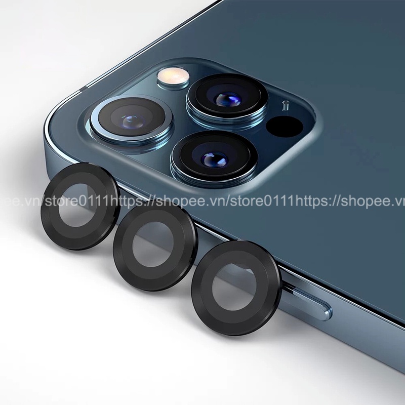 Kính cường lực TITAN bảo vệ camera dành cho iphone 11/ 11 Pro/11 Pro Max/12/ 12 Pro/ 12 Pro Max/ 13/ 13 Pro/ 13 Pro Max