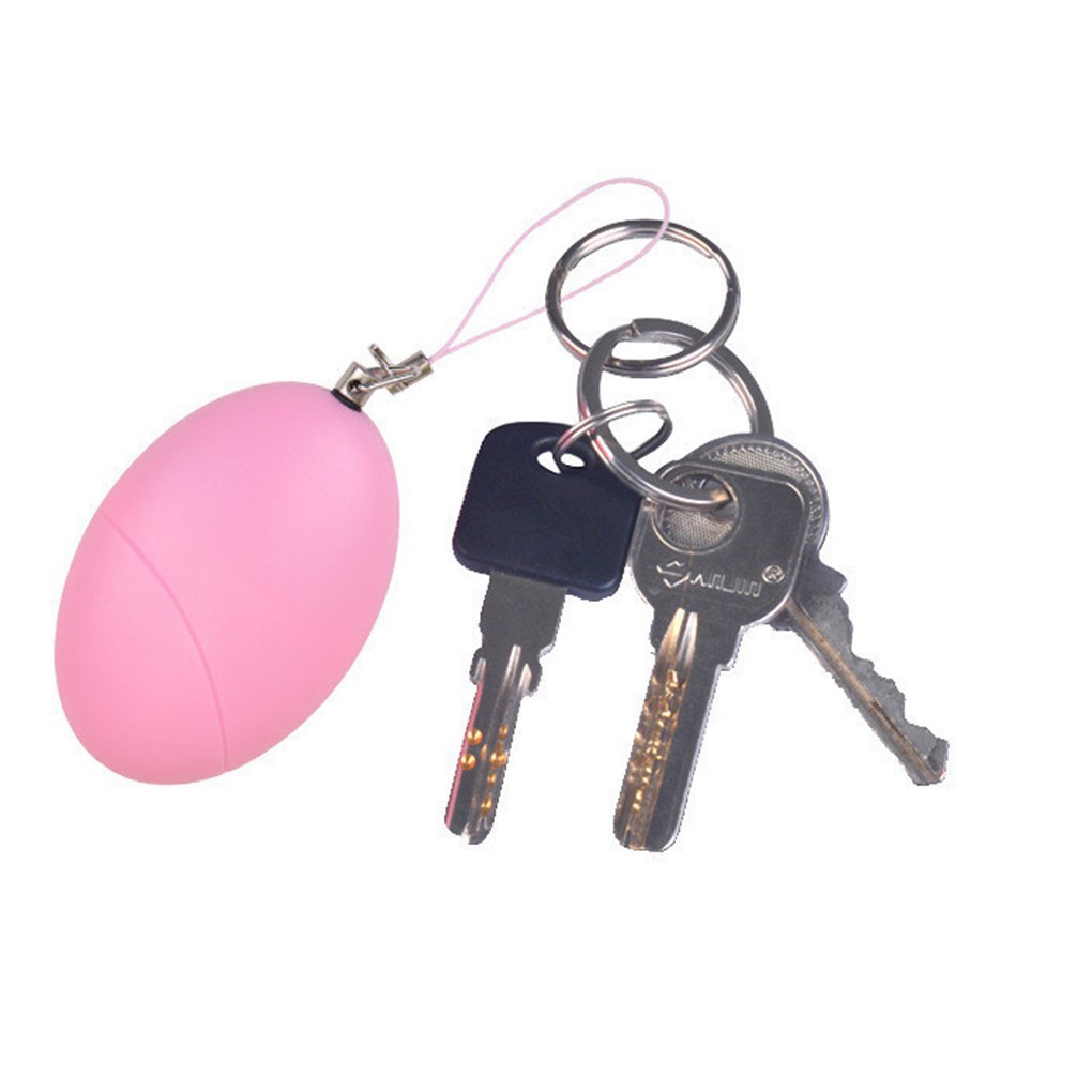 Móc khóa cảnh báo khẩn cấp hình quả trứng nhỏ gọn tiện ích