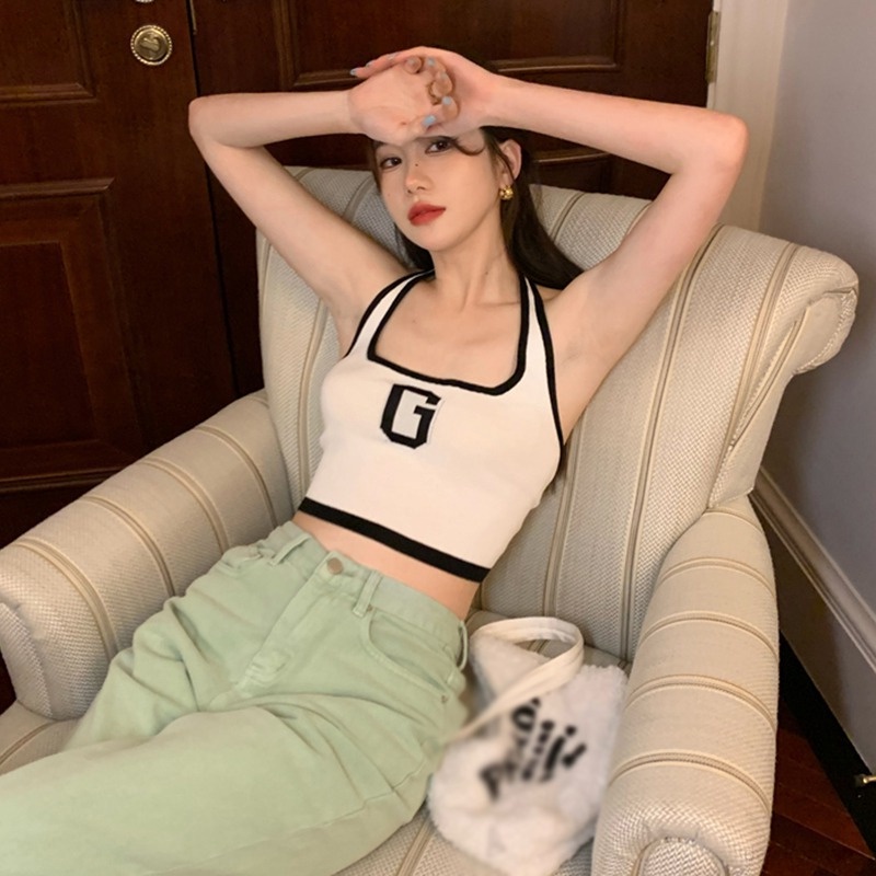 Áo Tank Top Nữ In Chữ Thời Trang