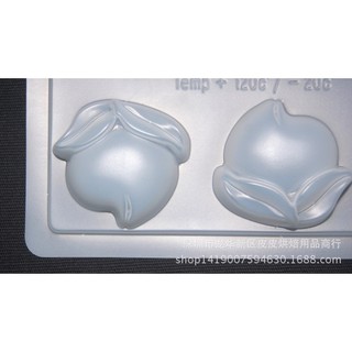 Khuôn Trái Đào Tiên Vĩ 9 Trái - Khuôn Nhựa Làm Thạch