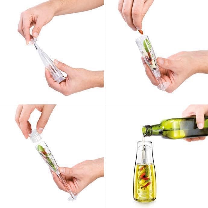 BÌNH ĐỰNG DẦU ĂN NƯỚC MẮM TESCOMA VITAMINO KÈM LƯỚI LỌC - HÀNG ĐỨC
