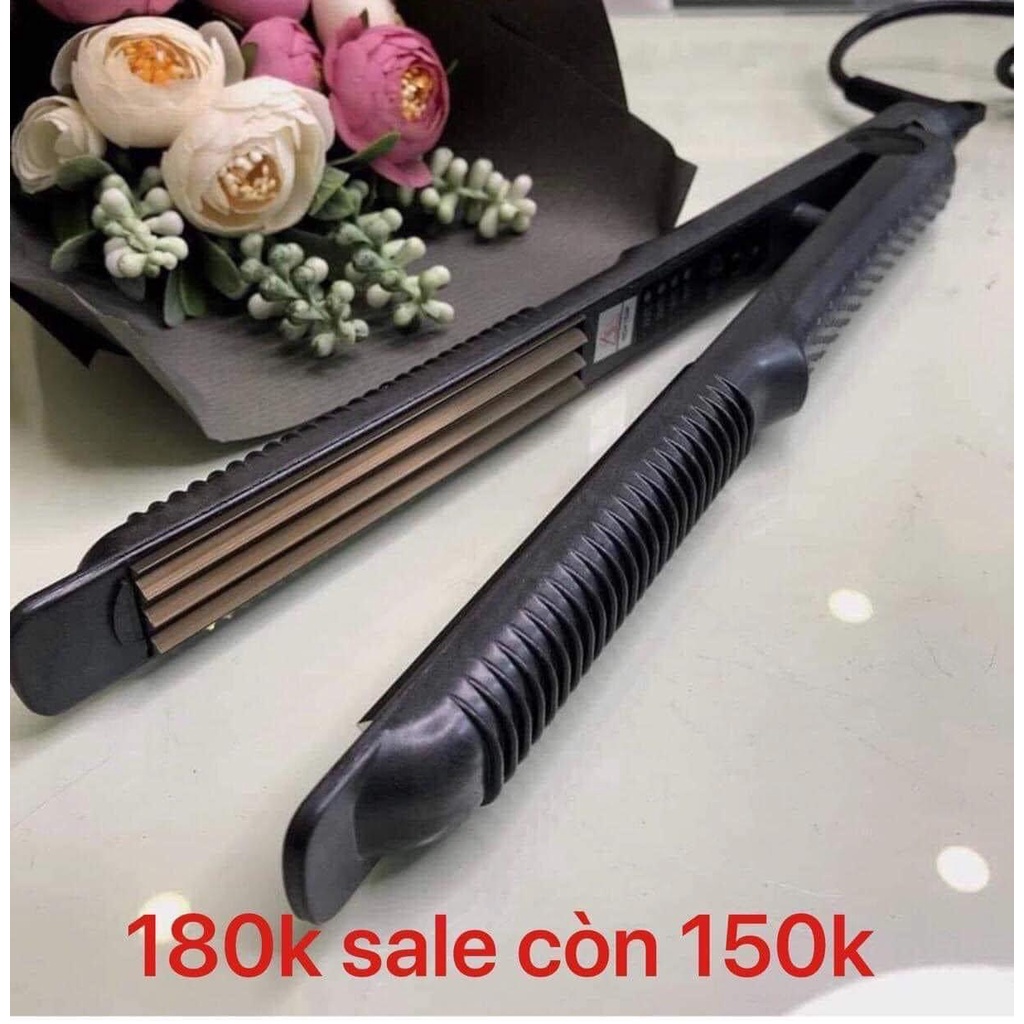 Máy Làm Tóc Bản Nhỏ Dập Xù, Là, Duỗi, Cụp có bảo Hành