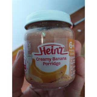 Cháo kem chuối Heinz dành cho trẻ từ 6 tháng tuổi - Heinz creamy banana porridge 110g