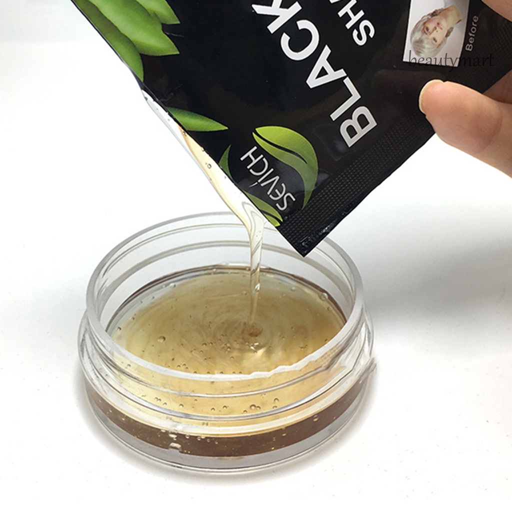 [Hàng mới về]  Dầu Gội Nhuộm Tóc Đen Nhanh Chóng 25ml Dành Cho Nam Và Nữ