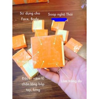 Lốc 12 soap xà phòng rửa mặt nghệ