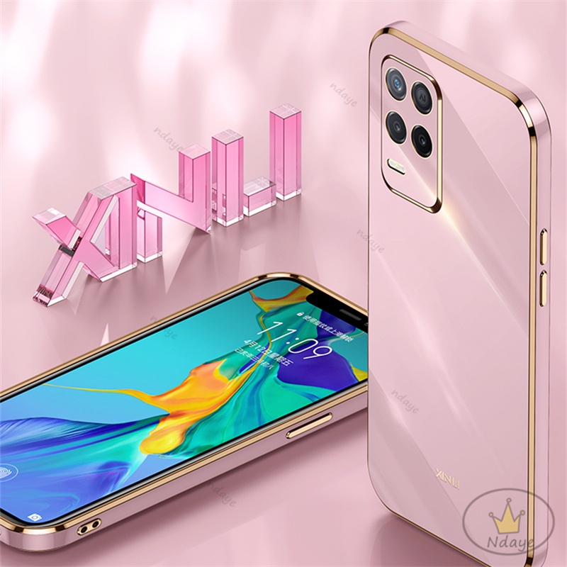 Ốp Lưng Realme 8 8PRO 8 5G 7i C17 7PRO 9 PRO 9 PRO+ 8i Thoại Tpu Màu Trơn Bảo Vệ Camera Cho Ốp Điện Realme 8 8Pro NDYZB