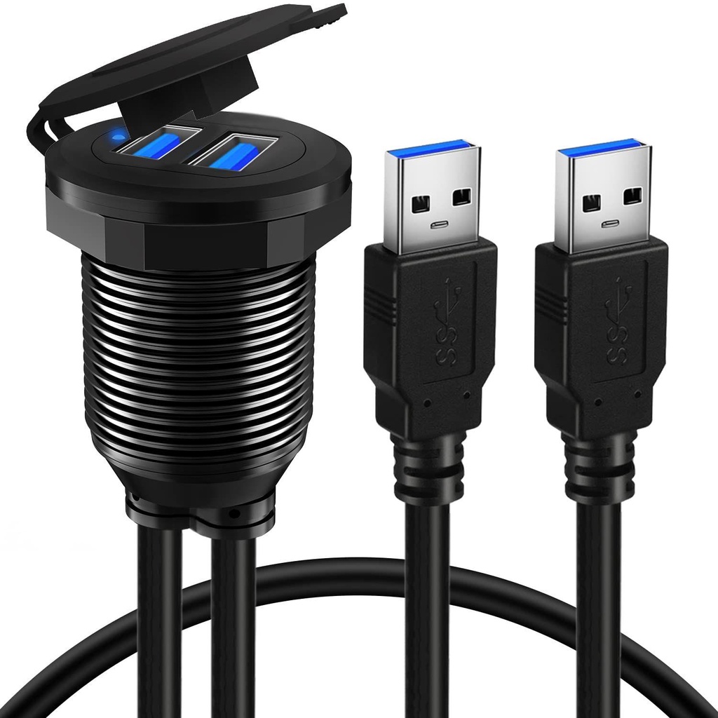Dây Cáp Nối Dài Bằng Hợp Kim Nhôm Cho Đèn LED Xe Tải / Tàu Thuyền