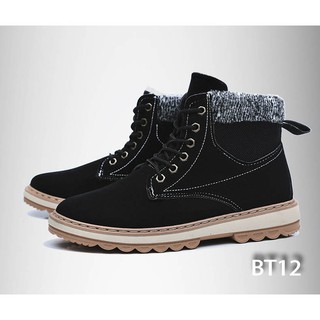 [ GÍA HỦY DIỆT ] Giày Nam Cổ Cao BT12 - Màu Đen