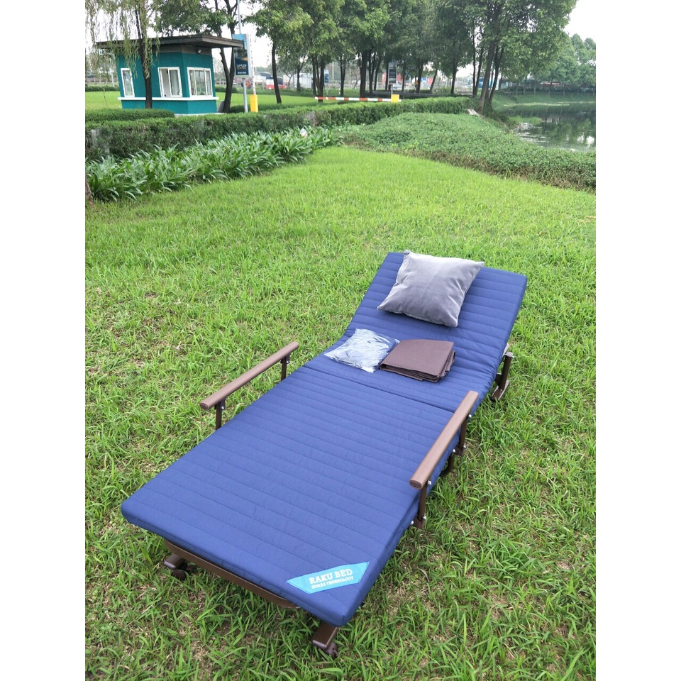 Giường gấp Hàn Quốc raku bed 70cm