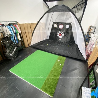 Combo tập golf kích thước lớn: lồng tập golf 3m1.5m / tặng 3 bóng golf mới/ màu ngẫu nhiên