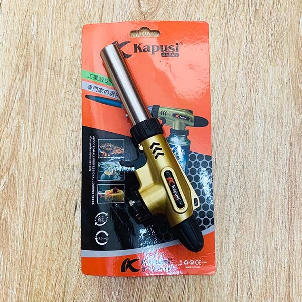 Đầu Khò Ga Kapusi Nhật Bản Cao Cấp, Đánh Lửa Tự Động Hãng, Bảo hành 12 tháng, Khò gas
