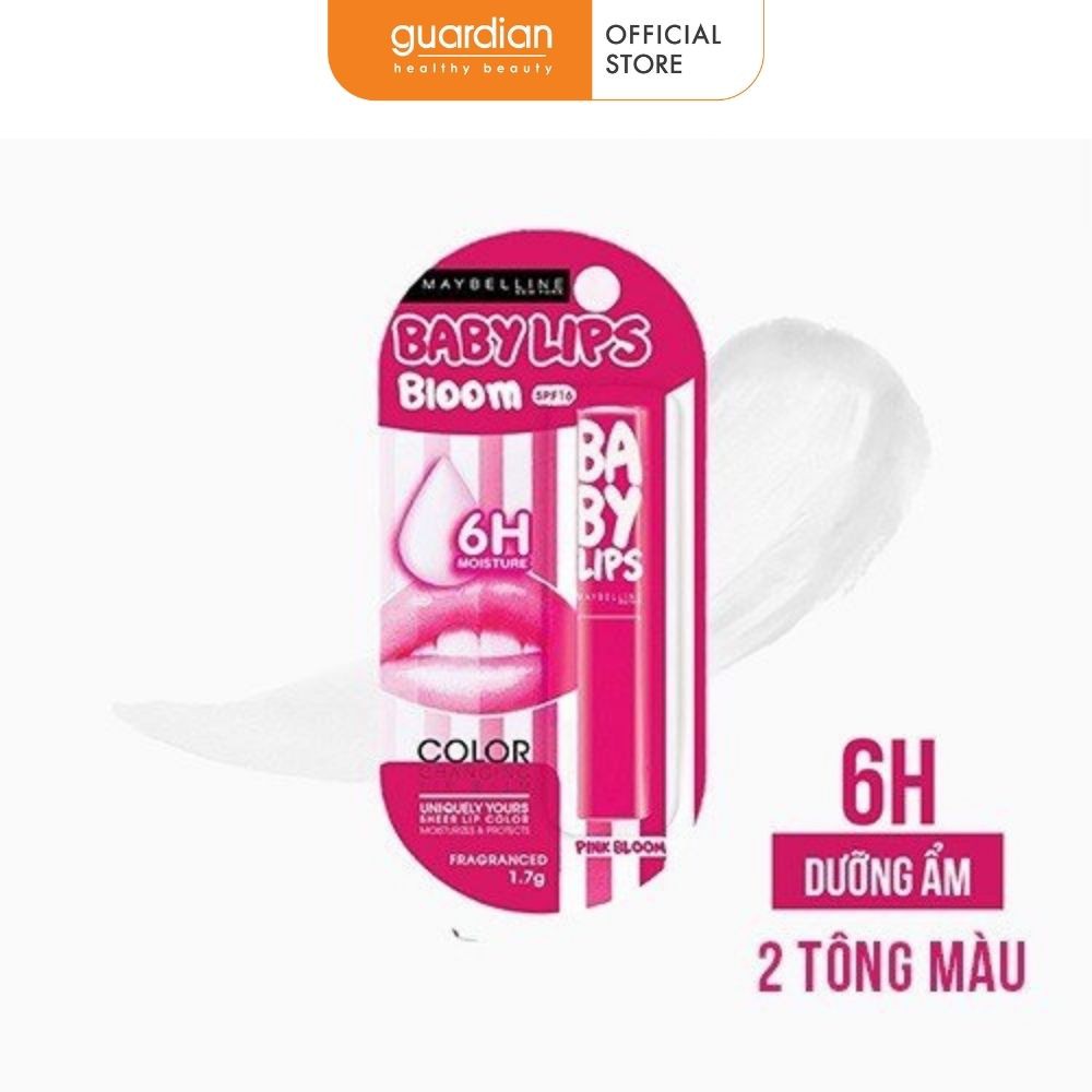 Son Dưỡng Môi Chuyển Màu Maybelline New York Baby Lips Bloom Hồng 1.7g