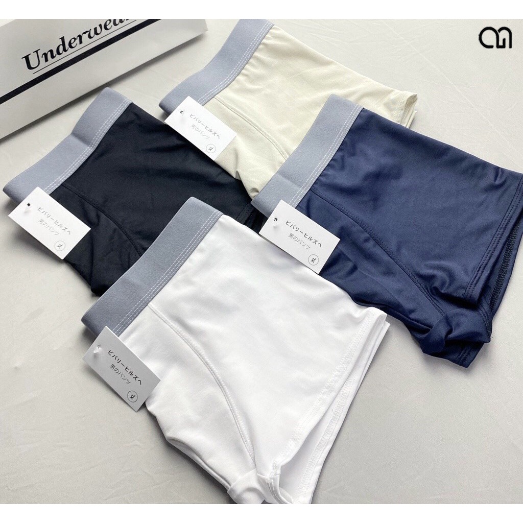 Quần sịp nam thun lạnh boxer,quần lót nam đùi co dãn 4 chiều, thoáng mát