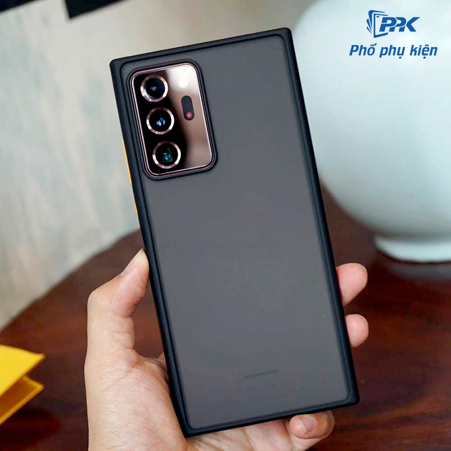 Ốp Lưng Samsung Note 20 Ultra Chống Vân Tay Mặt Lưng Mờ Viền Dẻo Hàng Likgus