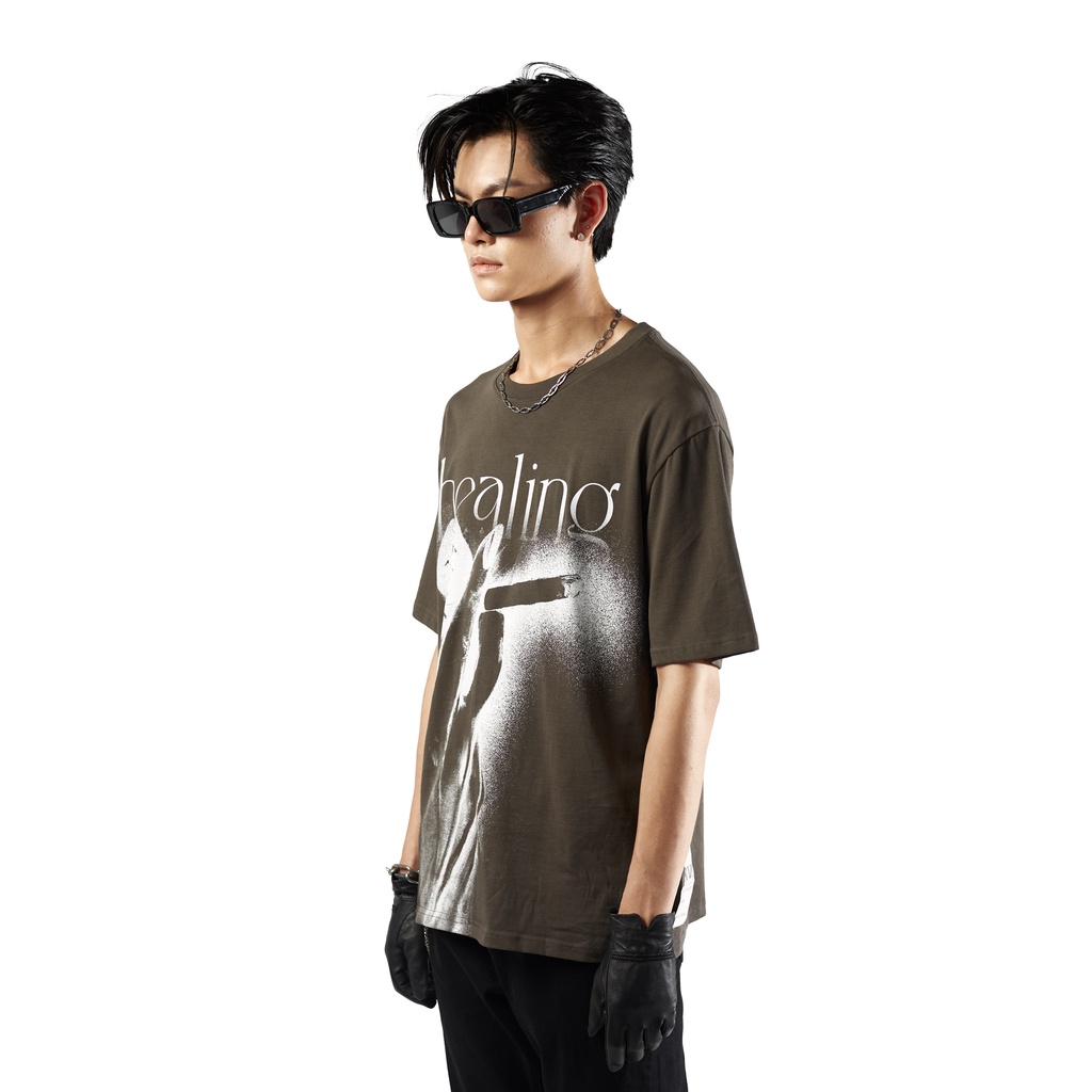 Áo Thun Tay Lỡ Snazzy Phông Unisex Nam Nữ Cotton Oversize Form Rộng Healing