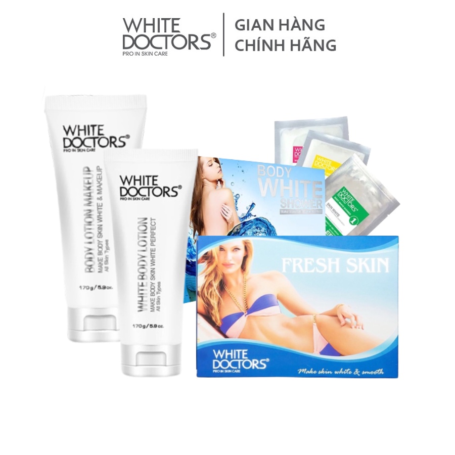 Bộ tắm dưỡng body chuyên sâu White Doctors