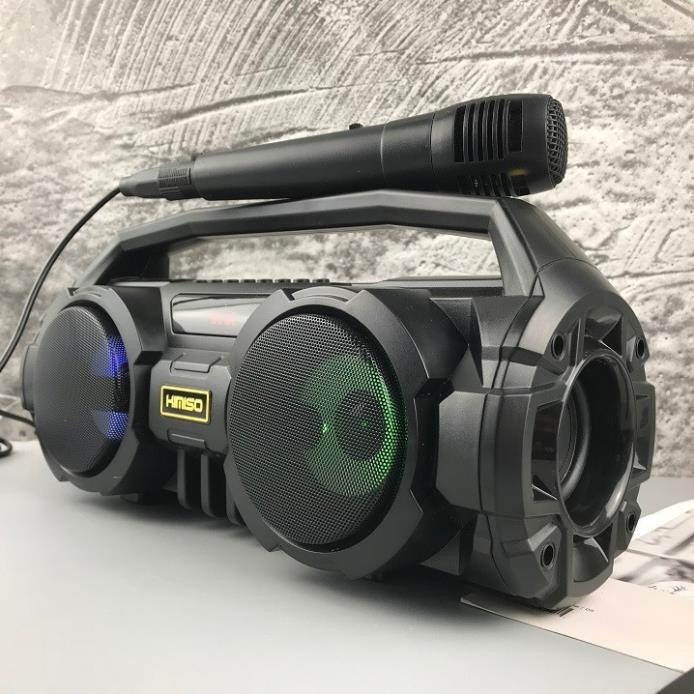 Bộ Loa Kèm Micro Bluetooth - Loa KINISO Bluetooth Karaoke