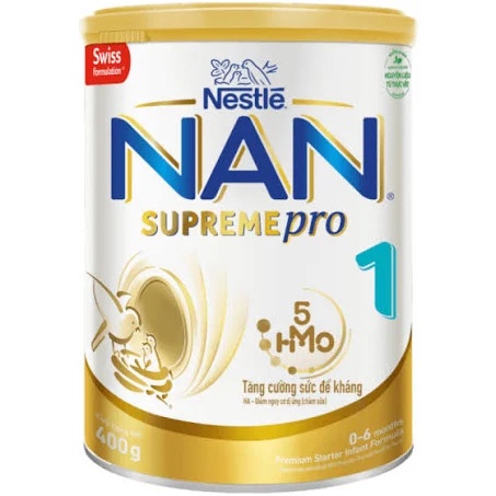 Sữa bột Nestle Nan SUPREME PRO 5HMO số 1 400g Mới_Duchuymilk