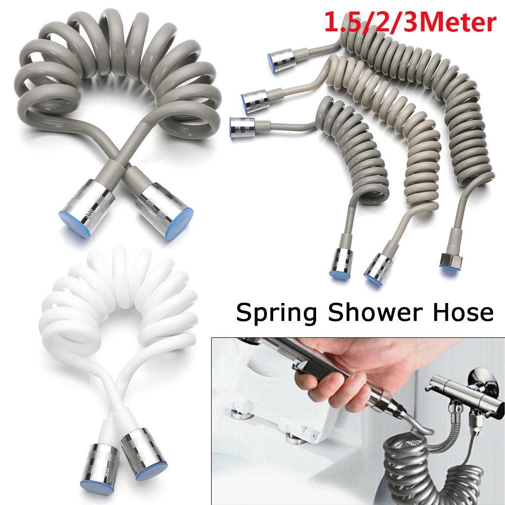 Dây Lò Xo Quấn Ống Nước Chống Xoắn Linh Hoạt Dài 1.5 / 2 / 3M Tiện Dụng Cho Nhà Tắm