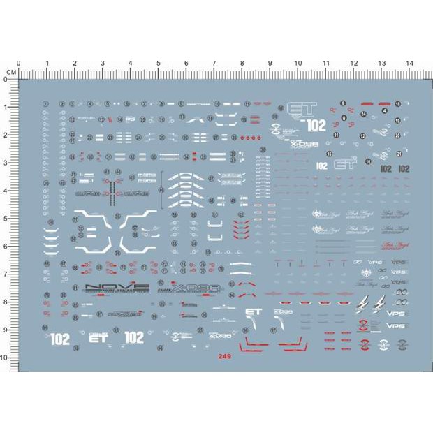 Decal nước RG 1/144  Justice