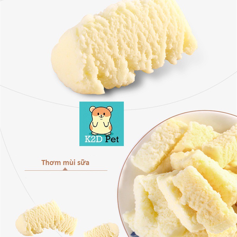 Phô mai cheese thơm, giòn cho hamster, Guinea Pig (bọ ú, chuột lang), thỏ, sóc bắc mỹ, chinchilla