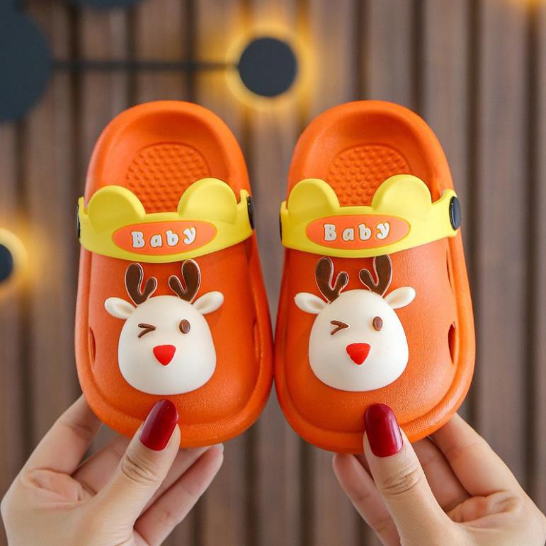 Dép dễ thương cho bé nam bé nữ Baby Chống trơn trượt, Mềm mại tốt cho những bước đi của bé Model 2022 - Hàng mới về