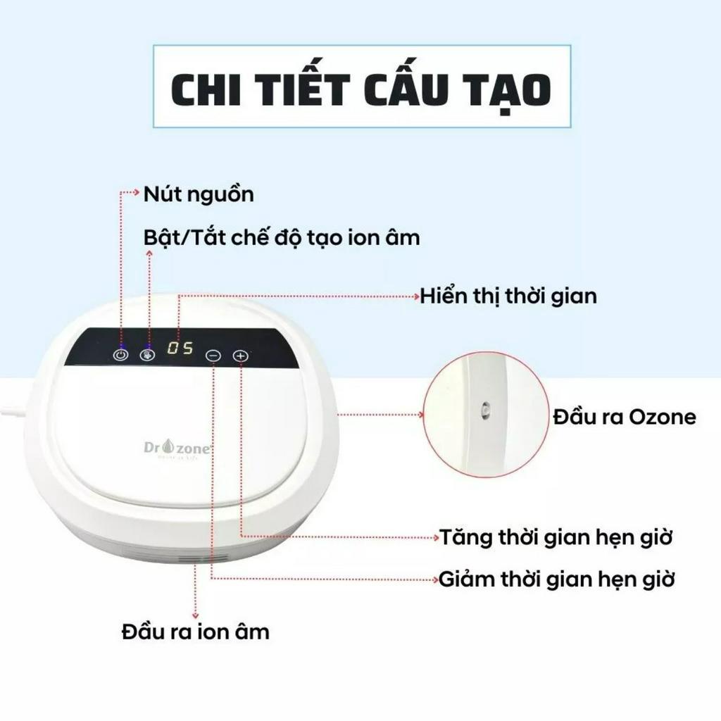 Máy khử độc thực phẩm máy sục ozone rửa thực phẩm Dr.Ozone