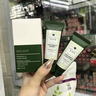 Cặp mini dầu gội gừng WEILAIYA