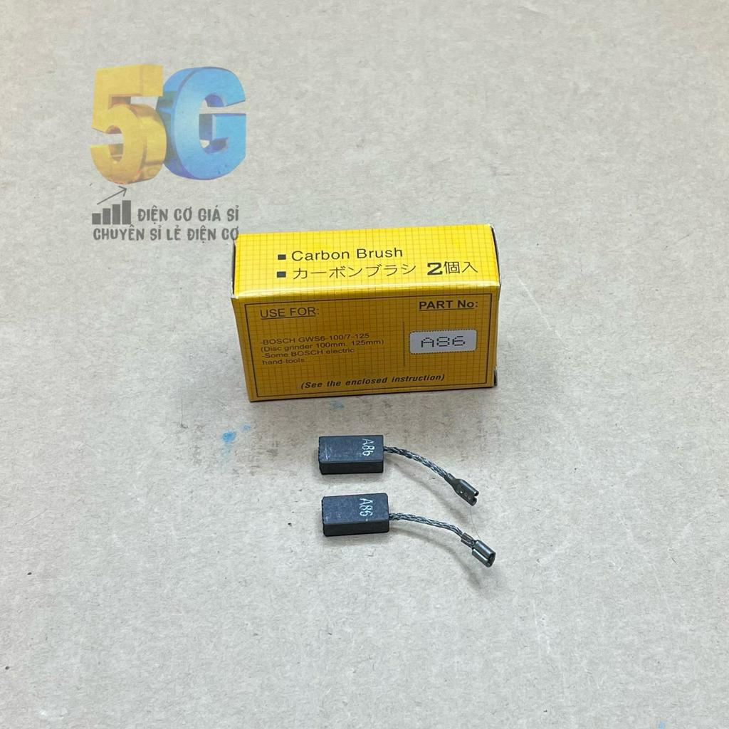 Chổi Than A86 Dành Cho Máy Mài 6-100 Hoặc 7-125 Hoặc Máy Mài 100mm 125mm Xài Chung Hàng TỐT