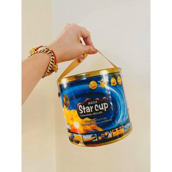 Bánh Quy Viên Kem Socola Star Cup Thái Lan (100 cốc)