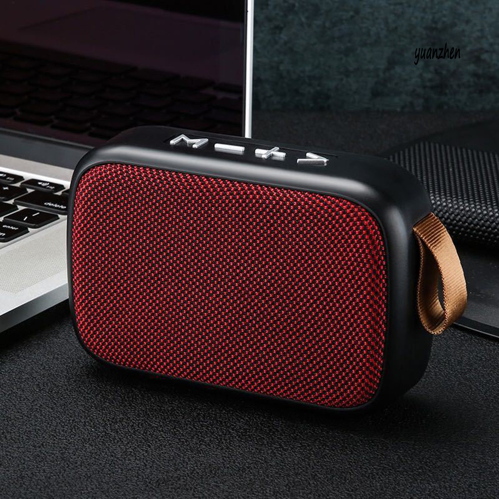 yuanzhen Portable Mini G2 6D Bass Bluetooth 4.2 Wireless Speaker with USB TF Card Jack Subwoofer Loudspeaker for Indoor Outdoor