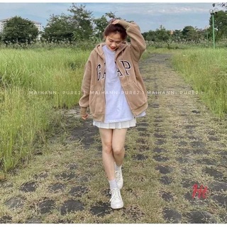 Áo khoác nỉ cotton GAP D3