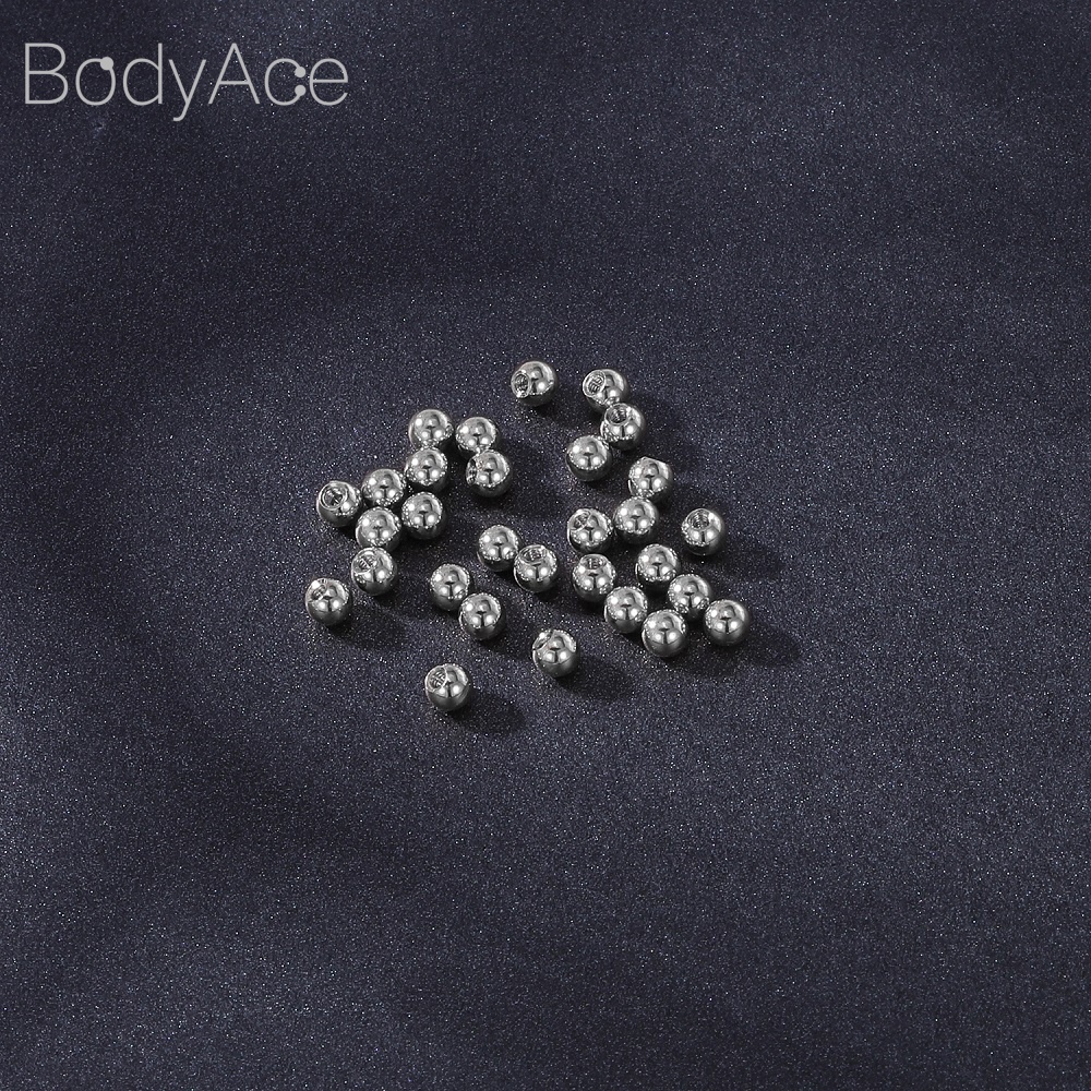 1 Set Khuyên Xỏ Mũi Bằng Thép Không Gỉ Cá Tính