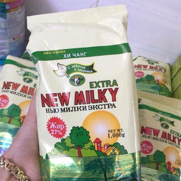 SỮA BÉO NGA NEW EXTRA MILKY BỊCH 1KG [Hàng Nhật Nội Địa] [Date T9/2024]