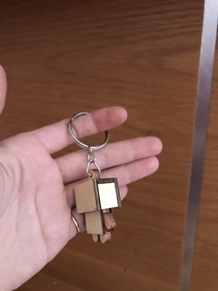 Móc khoá gỗ Danbo dễ thương