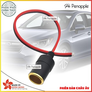 Ổ CẮM NGUỒN TẨU SẠC CHO Ô TÔ ĐUÔI CÁI 12V – Phiên bản Châu Âu - Sản xuất tại Hồng Kông