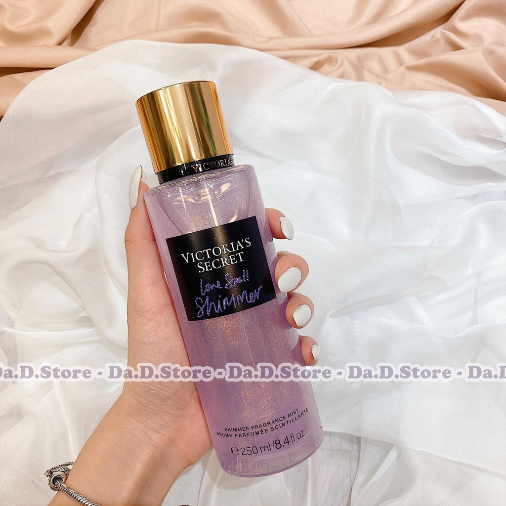 Xịt Body Mist 🍭FREESHIP 🍭 Xịt thơm Victoria’s Secret Amber Romance - Chính Hãng - Lưu hương lâu