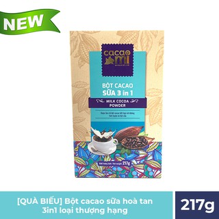 Bột sữa cacao CacaoMi 3in1 217g