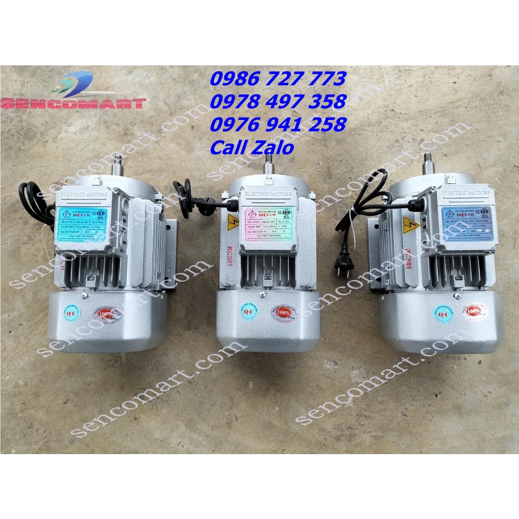 Mô tơ- Động cơ điện 2HP  điện 1 pha gia đình 220v trục 16mm Toàn Phát