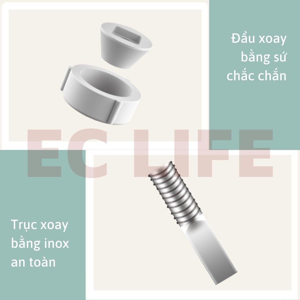 Hũ xay tiêu, lọ xay tiêu cầm tay có nắp tiện dụng bằng thủy tinh cao cấp EC Life 0105
