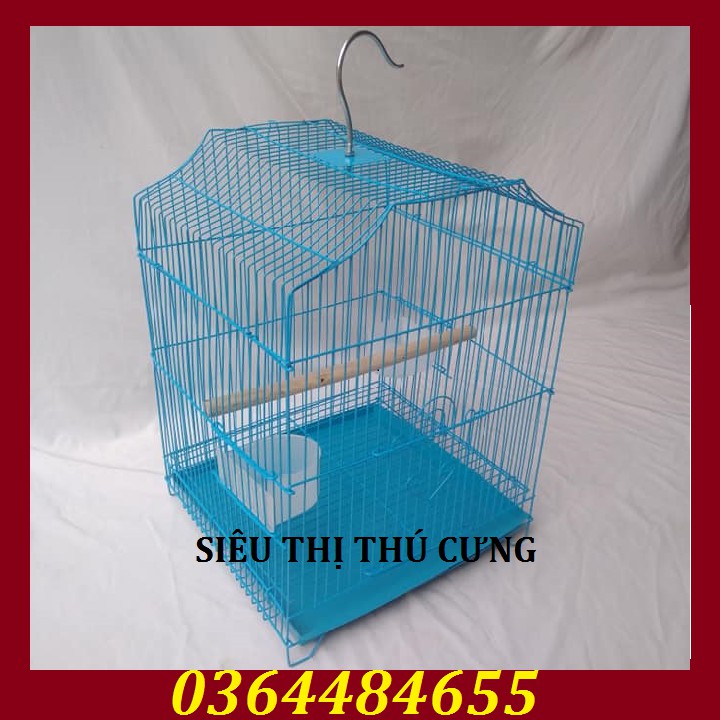 LỒNG NUÔI CHIM-LỒNG SƠN CHIM TĨNH ĐIỆN-LỒNG SIZE 42x30x30