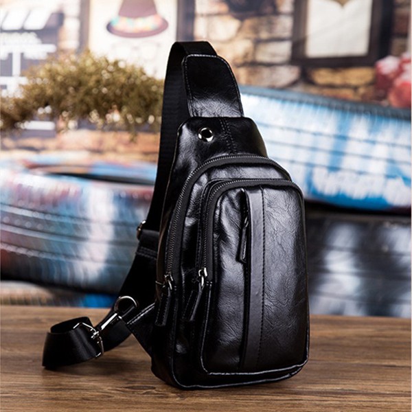 Túi Đeo Chéo Da Nam Thời Trang Hàn Quốc BAM030