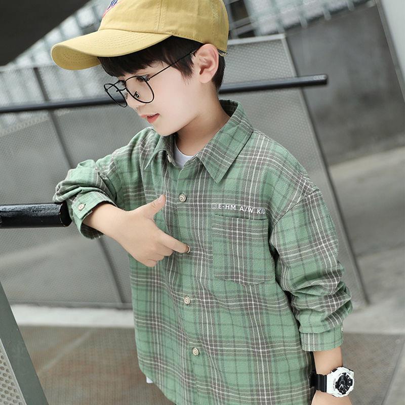 Đồ chơi trẻ em chất lượng cao✖✳Áo sơ mi caro dài tay cho bé trai