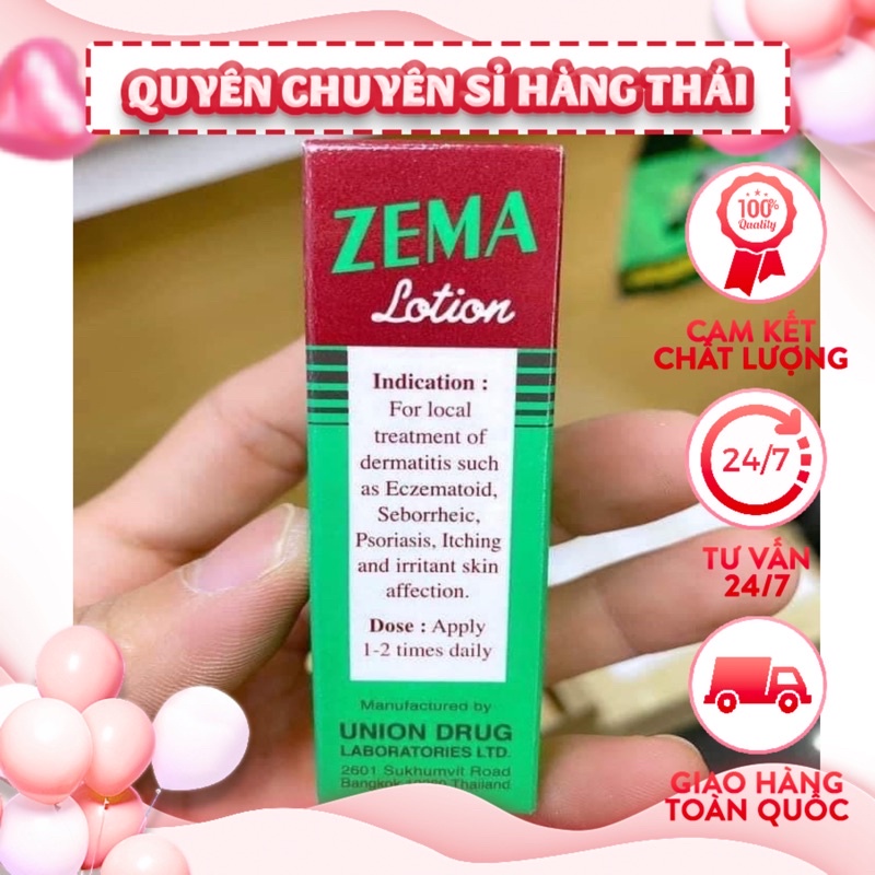 Lọ bôi ngoài da Zema thái lan
