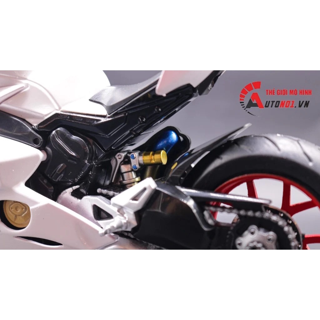 MÔ HÌNH XE ĐỘ DUCATI CORSE V4S - CORSE V4S NỒI KHÔ WHITE TỈ LỆ 1:12 AUTONO1 D222C D223C