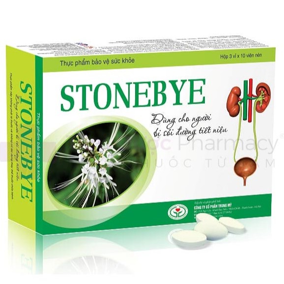Stonebye – Hỗ trợ điều trị sỏi thận (Hộp 30 viên)
